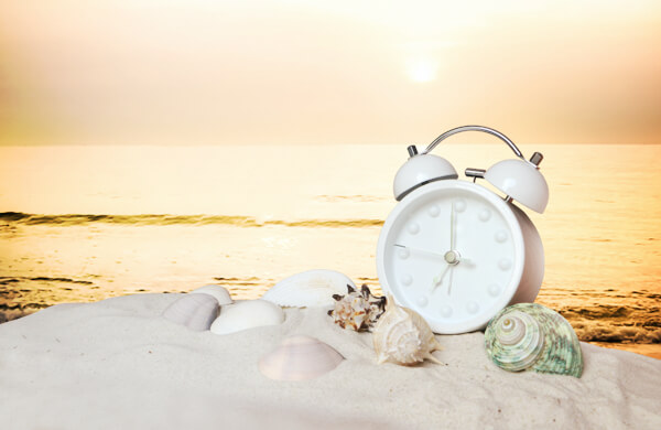 Alarm Clock on Beach